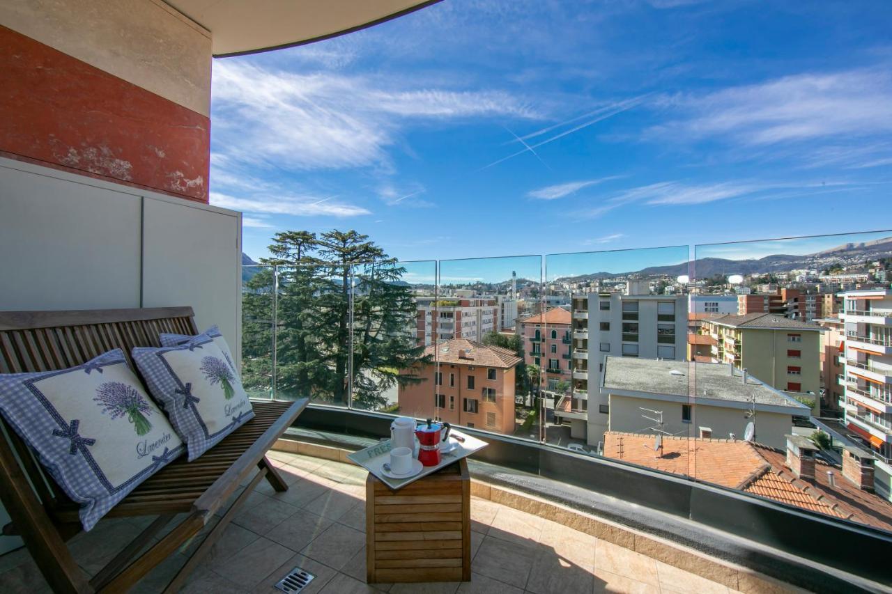 Panoramic Penthouse - Happy Rentals Lugano Extérieur photo