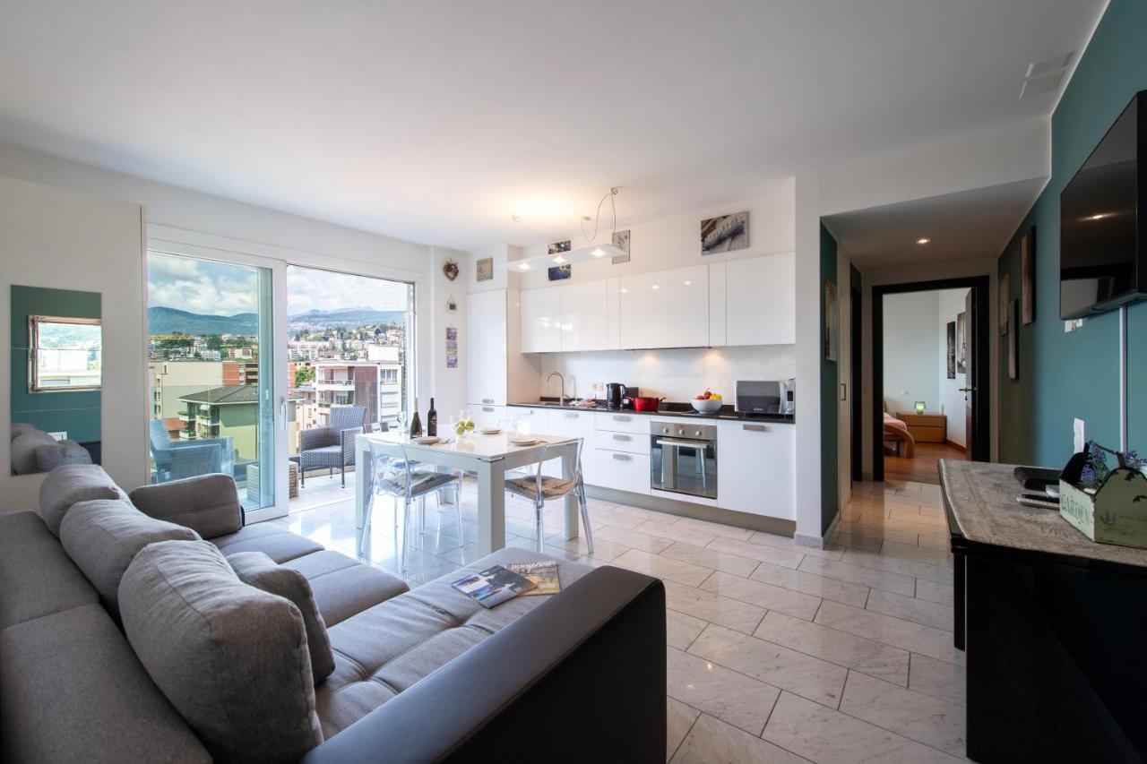 Panoramic Penthouse - Happy Rentals Lugano Extérieur photo
